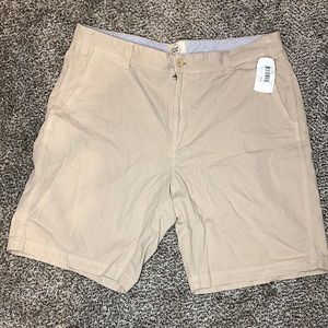Stamp Khaki Shorts 36
